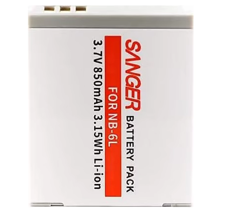 Sanger NB-6L Canon Batarya | 1300 mAh Yedek