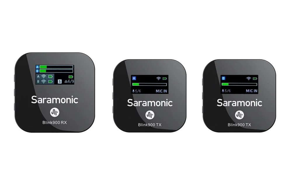 Saramonic Blink 900 B2 2 Kişilik Kablosuz Yaka Mikrofonu