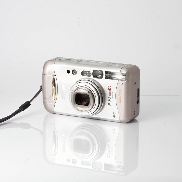 Canon Prima Super 130 Caption 35mm Filmli Analog Fotoğraf Makinesi