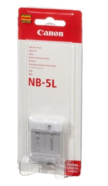 Canon NB-5L Batarya – Orijinal Li-ion Yedek Pil