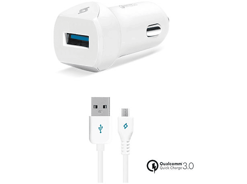  Ttec 2CKQC01M SpeedCharger QC 3.0 Üniversal Araç içi Şarj Aleti + Micro USB Kablo