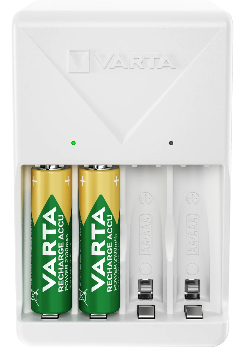 Varta Plug Şarj Cihazı + 4 Adet 2100mAh AA Pil