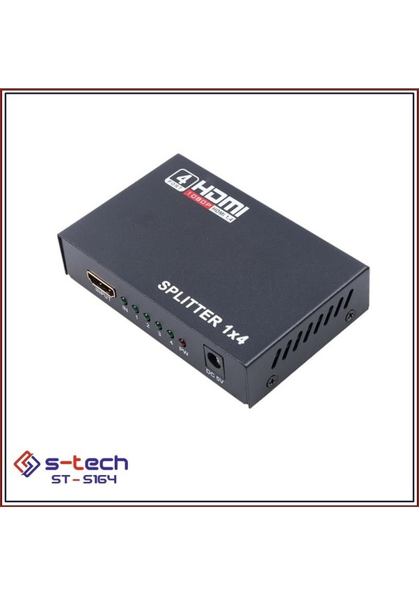 S-Tech 4Port Hdmi Splitter Çoklayıcı St-5164 4KX2K
