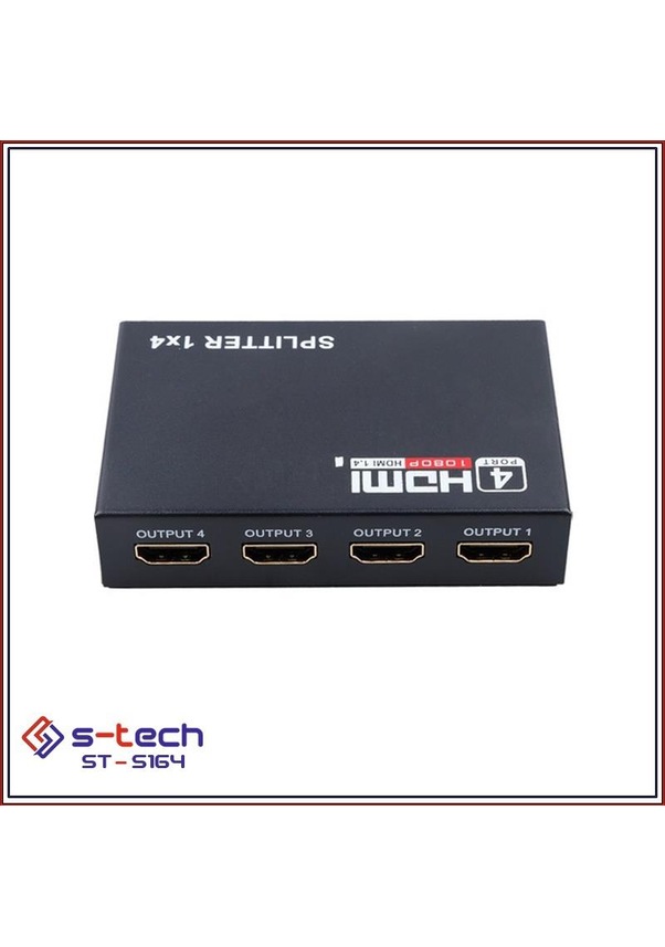 S-Tech 4Port Hdmi Splitter Çoklayıcı St-5164 4KX2K