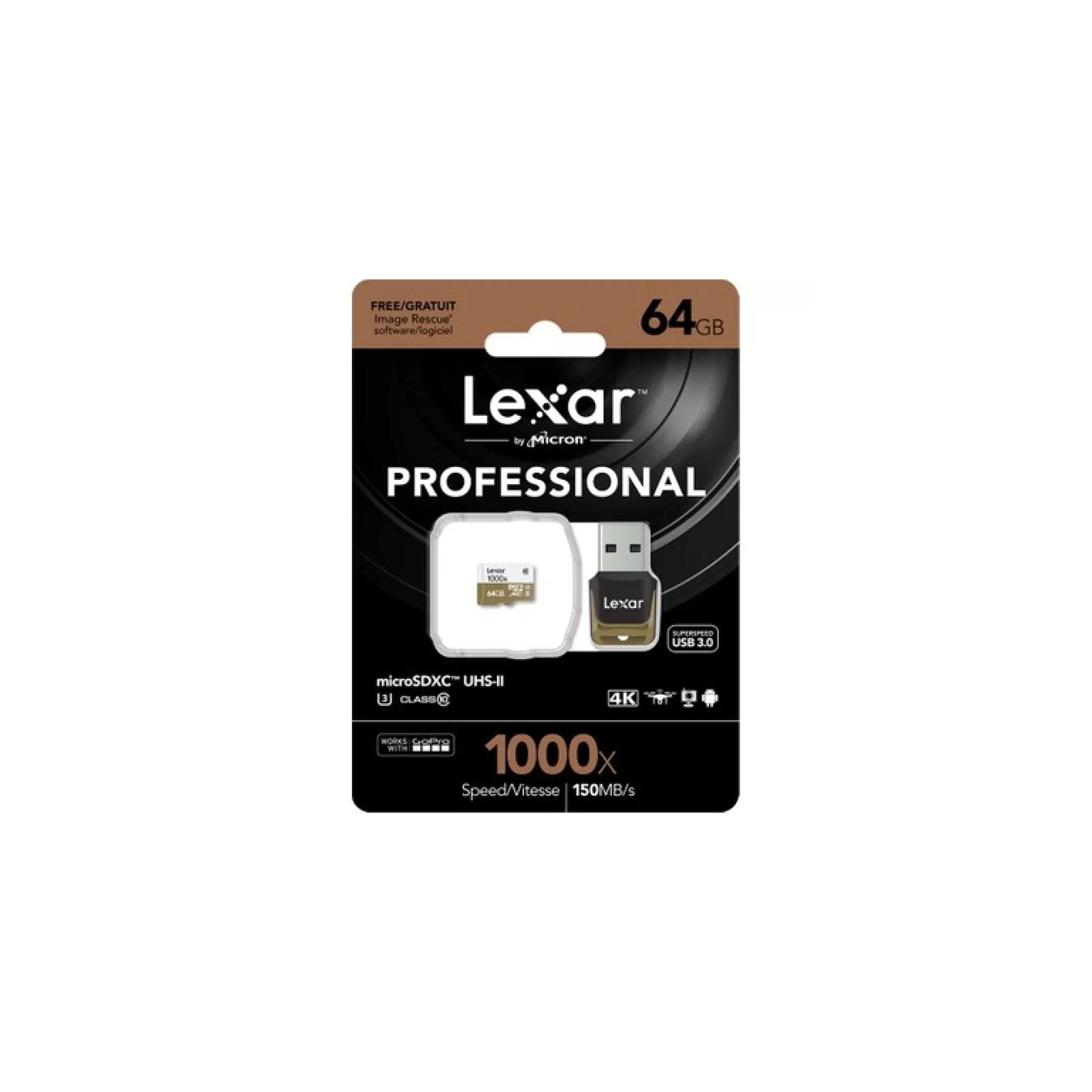 Lexar Professional 1667x Class 10 UHS-II U3 V60 64 GB Hafıza Kartı