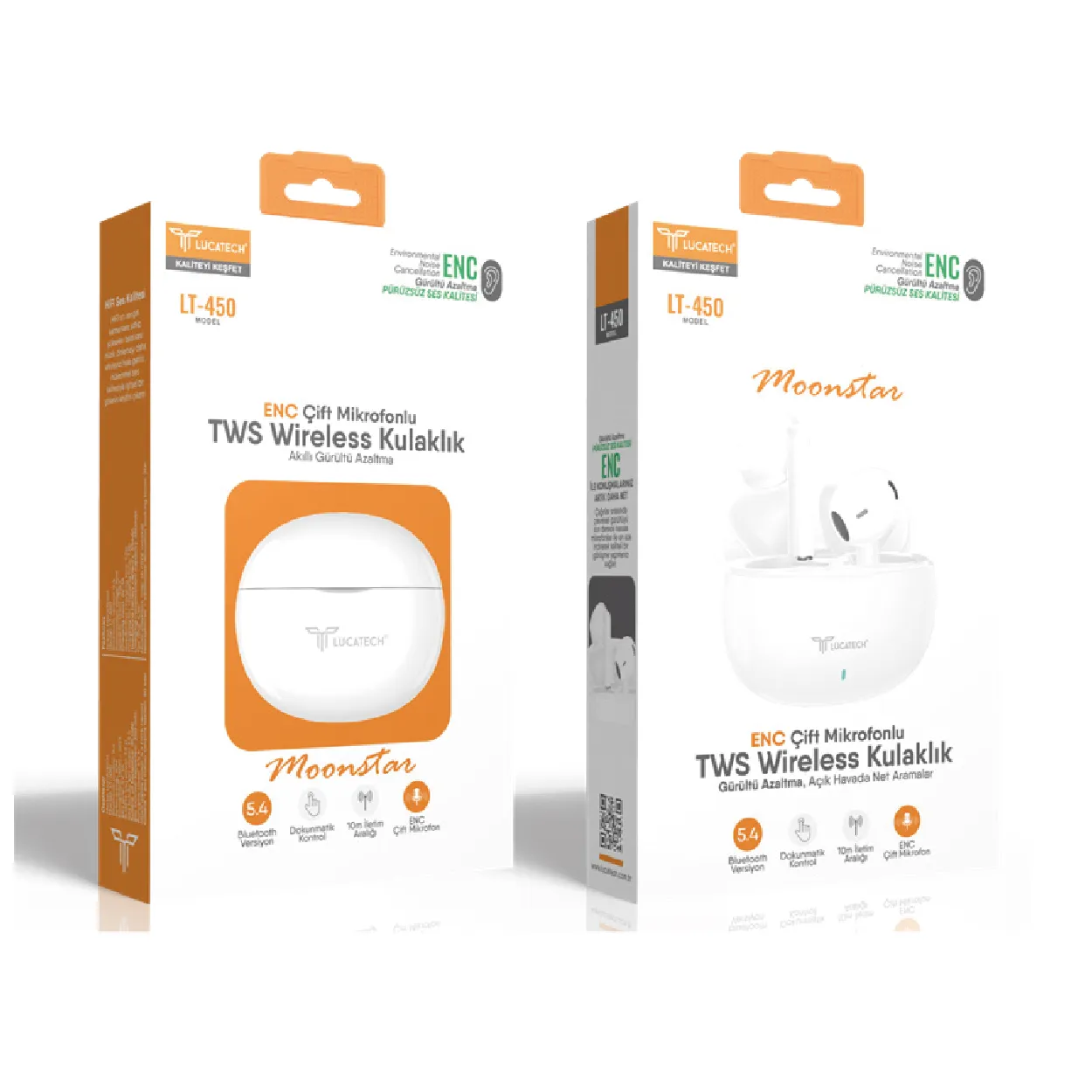 LT-450 Moonstar ENC Wireless Bluetooth Kulaklık
