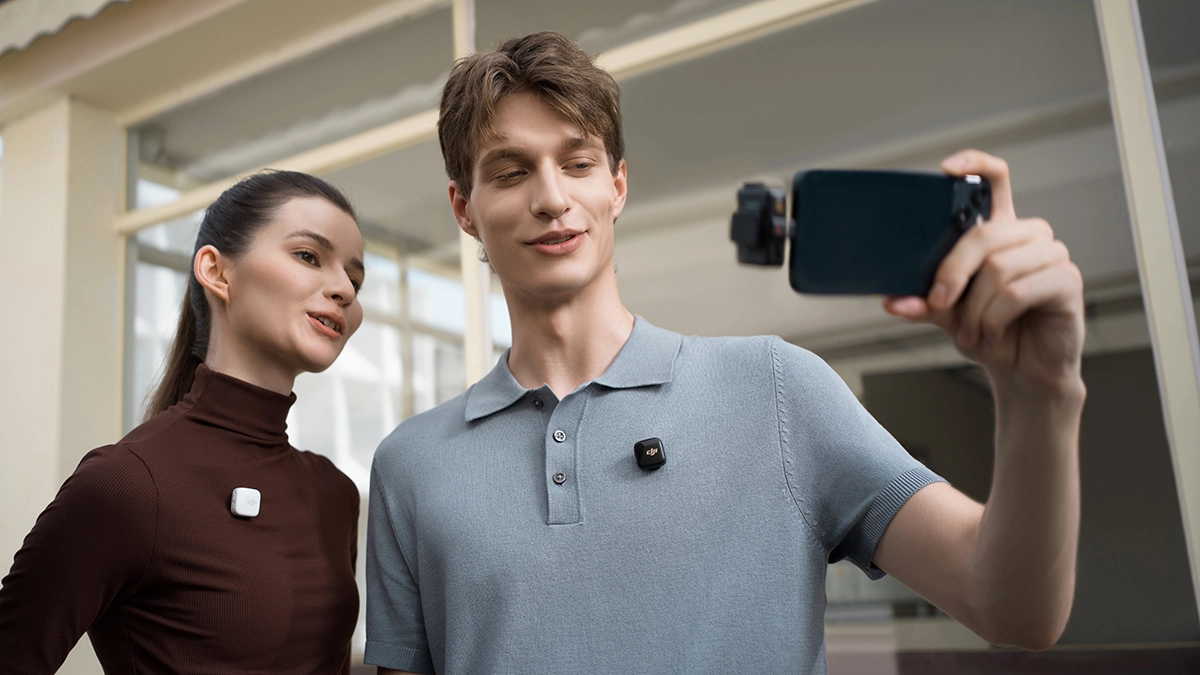 DJI Mic Mini Kablosuz 2 Kişilik Mikrofon Seti