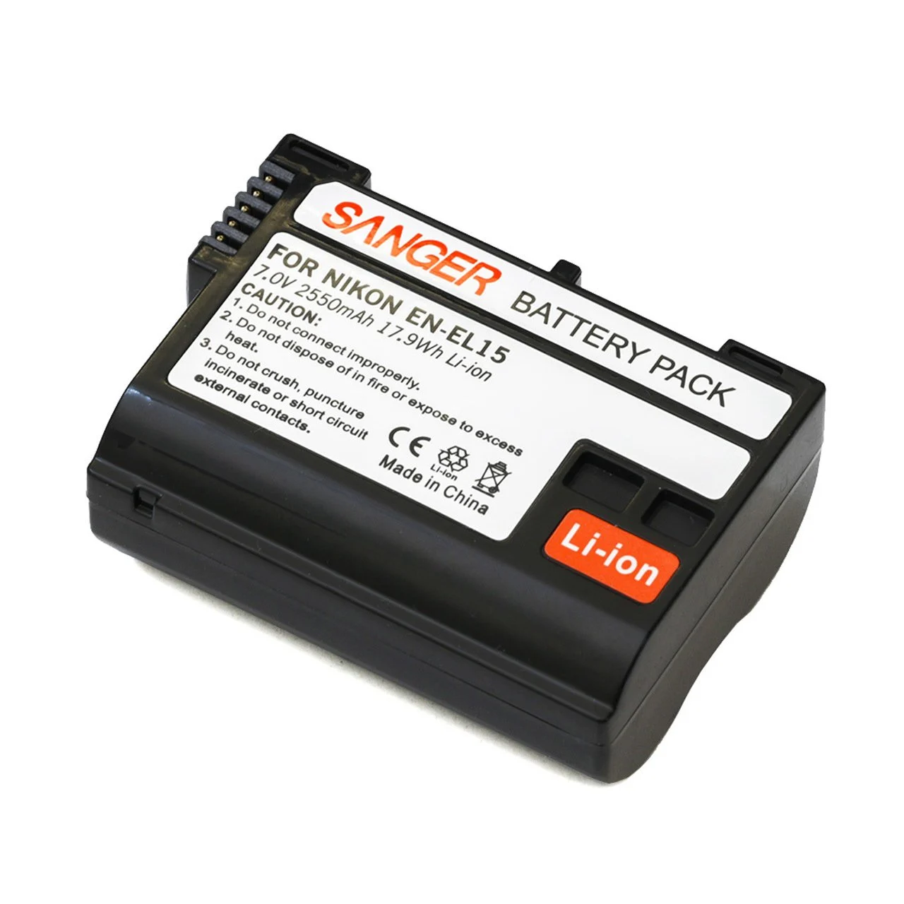 Sanger Nikon En-El15 Enel15 Sanger Batarya Pil