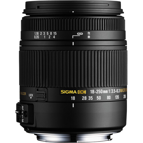 Sigma 18-250mm f/3.5-6.3 DC OS Macro HSM Lens - TeknoFabrika