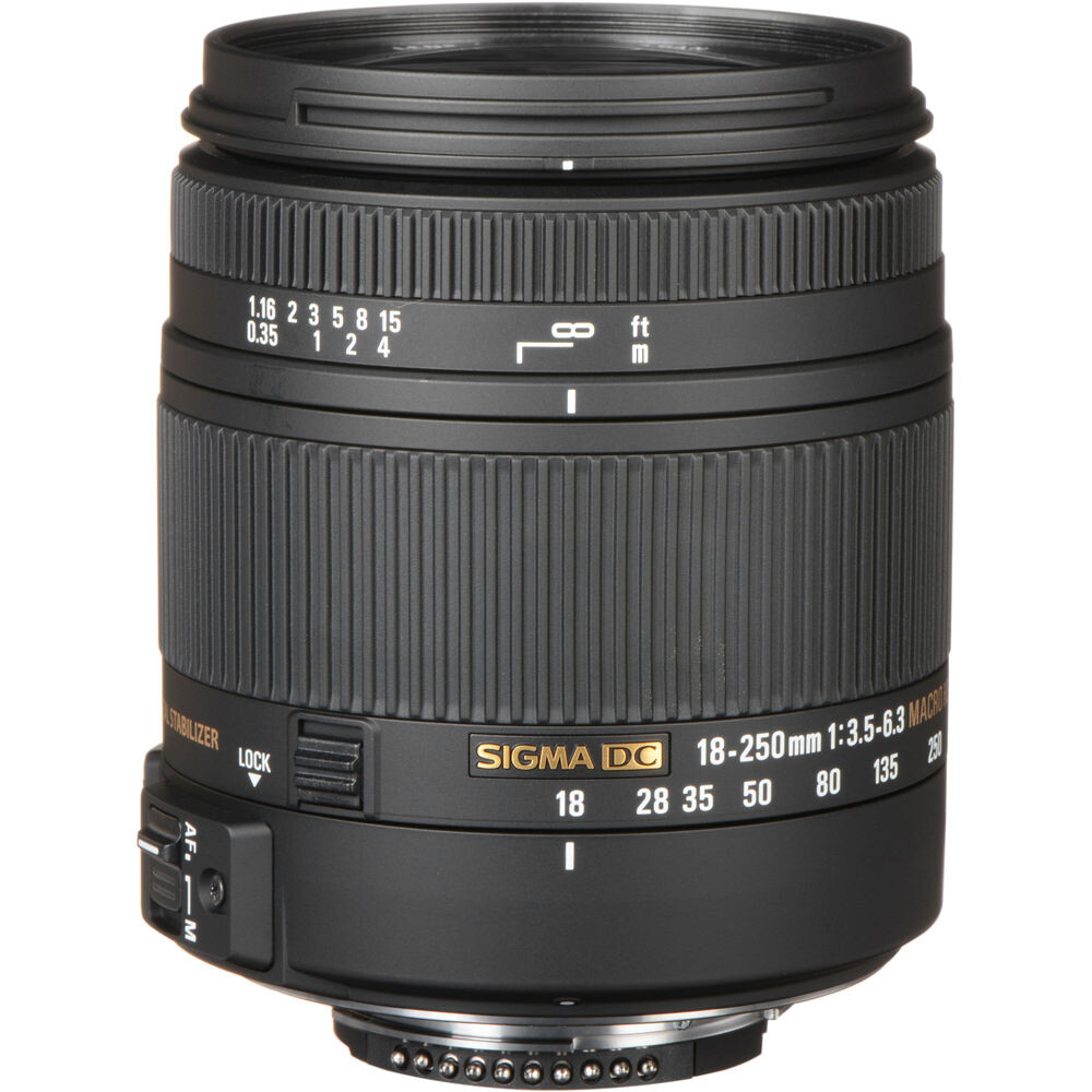 Sigma 18-250mm f/3.5-6.3 DC OS Macro HSM Lens