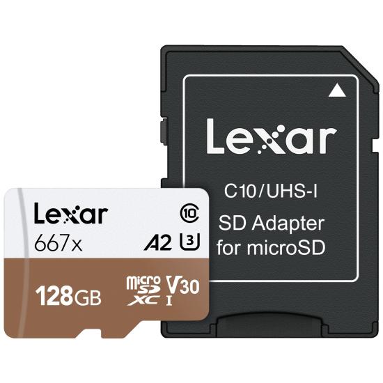 Lexar 128 GB Professional 667x UHS-I C10 U3 V30 A2
