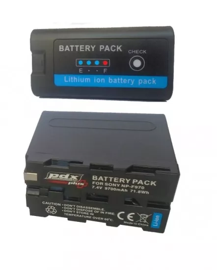 PDX NP-F970 9700mAh Kamera Bataryası
