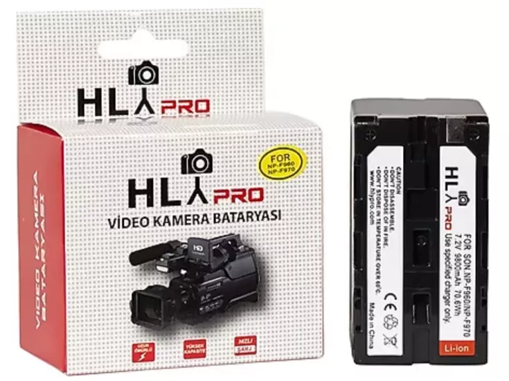 HLYPRO NP-F980 Sony Kamera Batarya