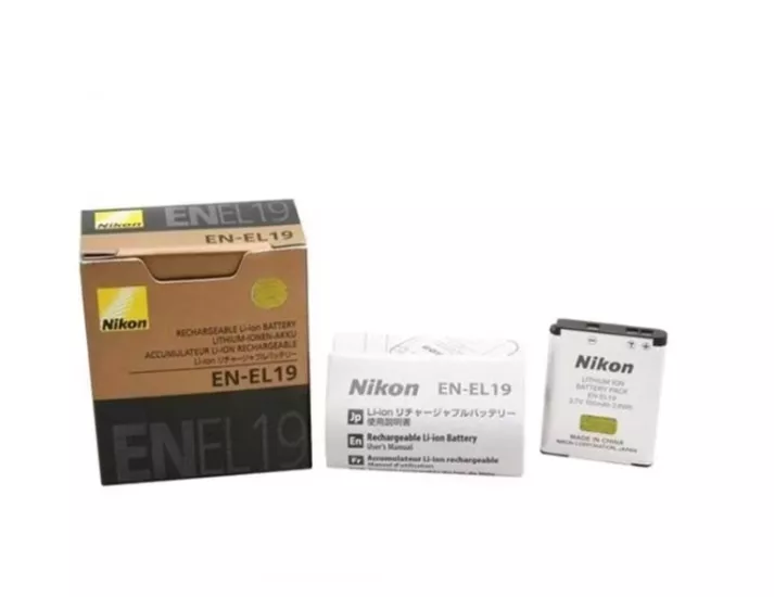 Nikon EN-EL19 Batarya – 700 mAh Li-Ion Yedek Pil