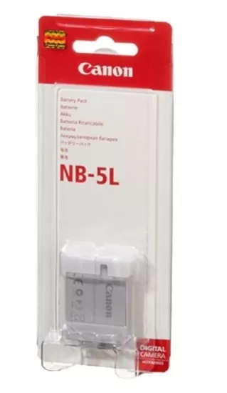 Canon NB-5L Batarya – Orijinal Li-ion Yedek Pil