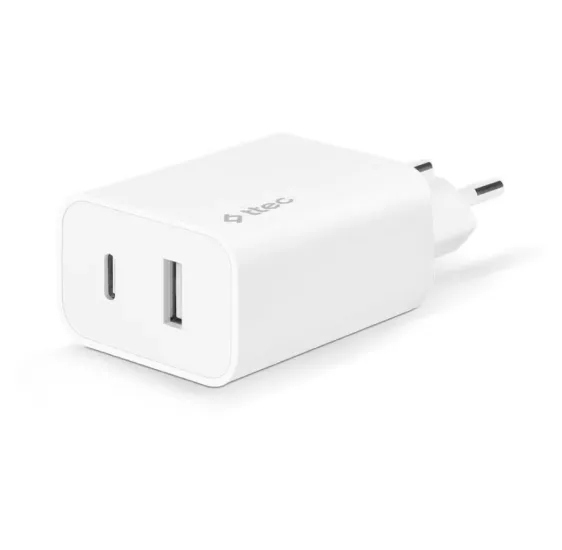 ttec SmartCharger Duo USB-C USB-A 12W