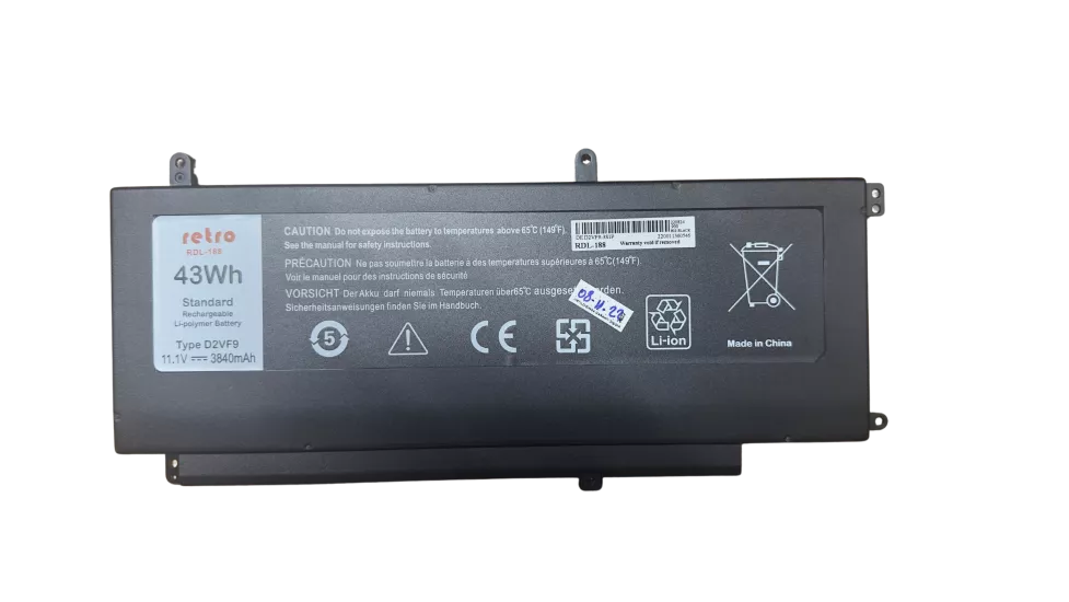 Dell 179F8, 0179F8 Notebook Batarya Laptop Pil