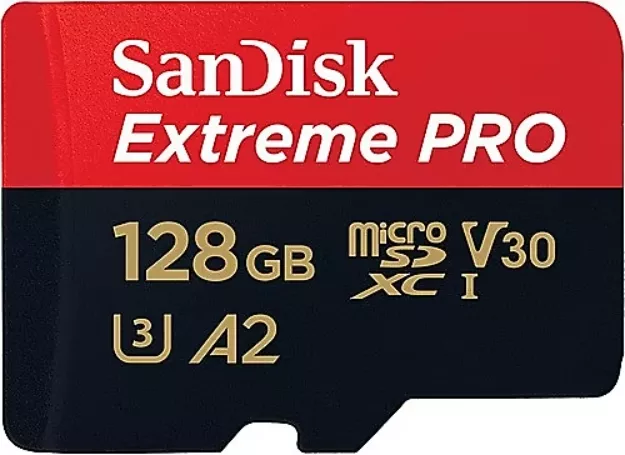 SanDisk Extreme Pro 128GB microSD Kart A2 V30
