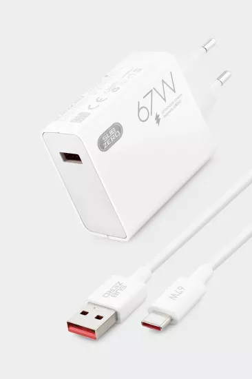 Subzero SG51 USB to Type-C 67W Turbo Kablo