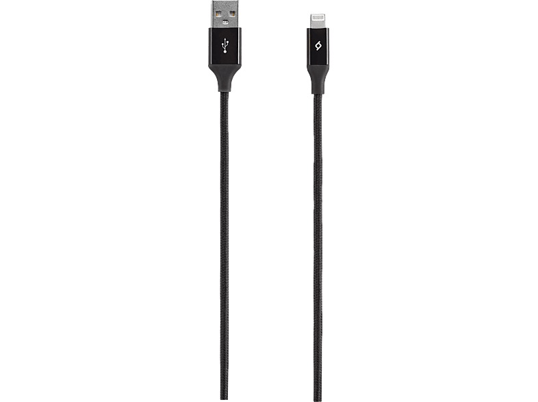 Ttec AlumiCable 2DK16S Siyah 1.2 m USB to Lightning Şarj Kablosu
