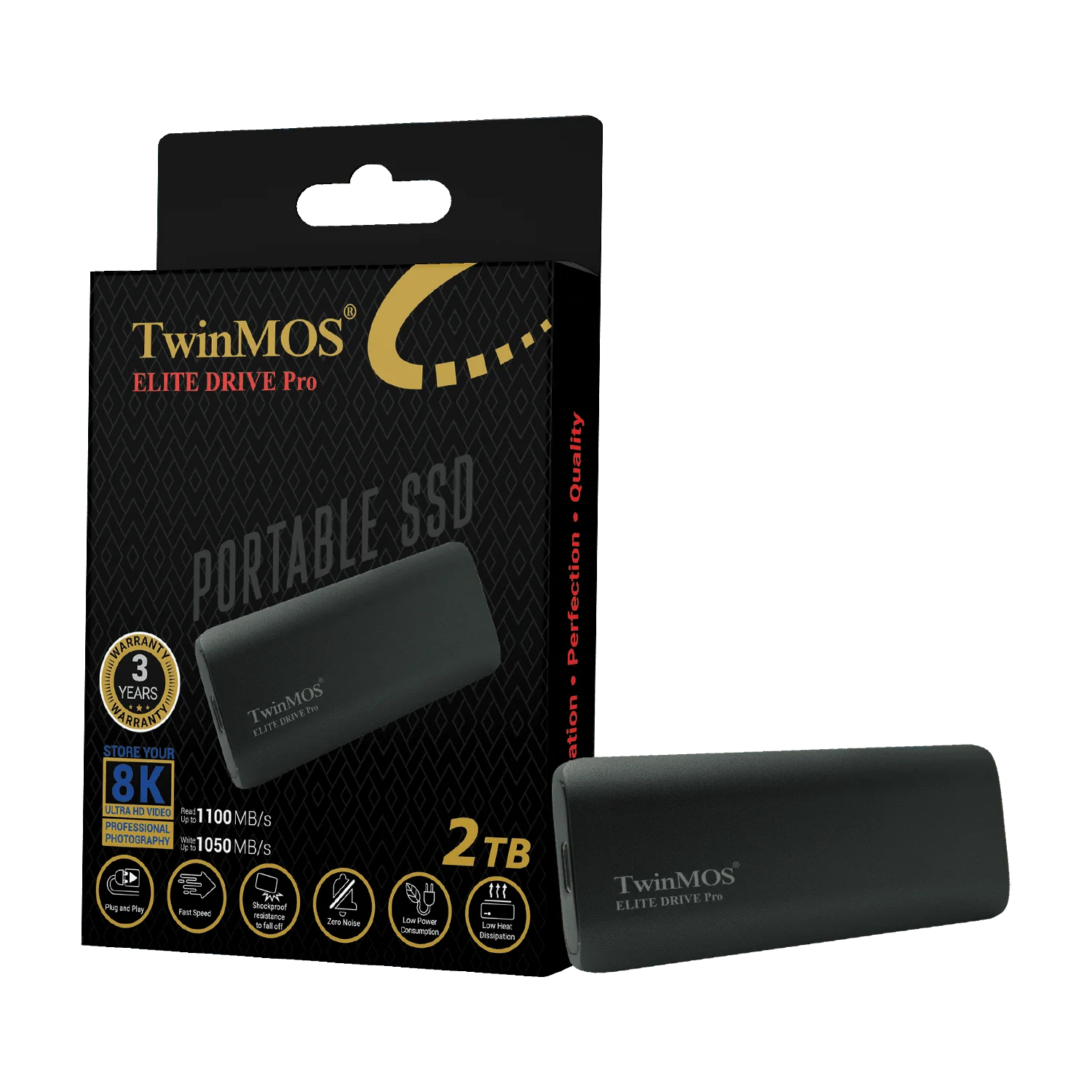 TwinMOS Elite Drive Pro 2TB Taşınabilir SSD