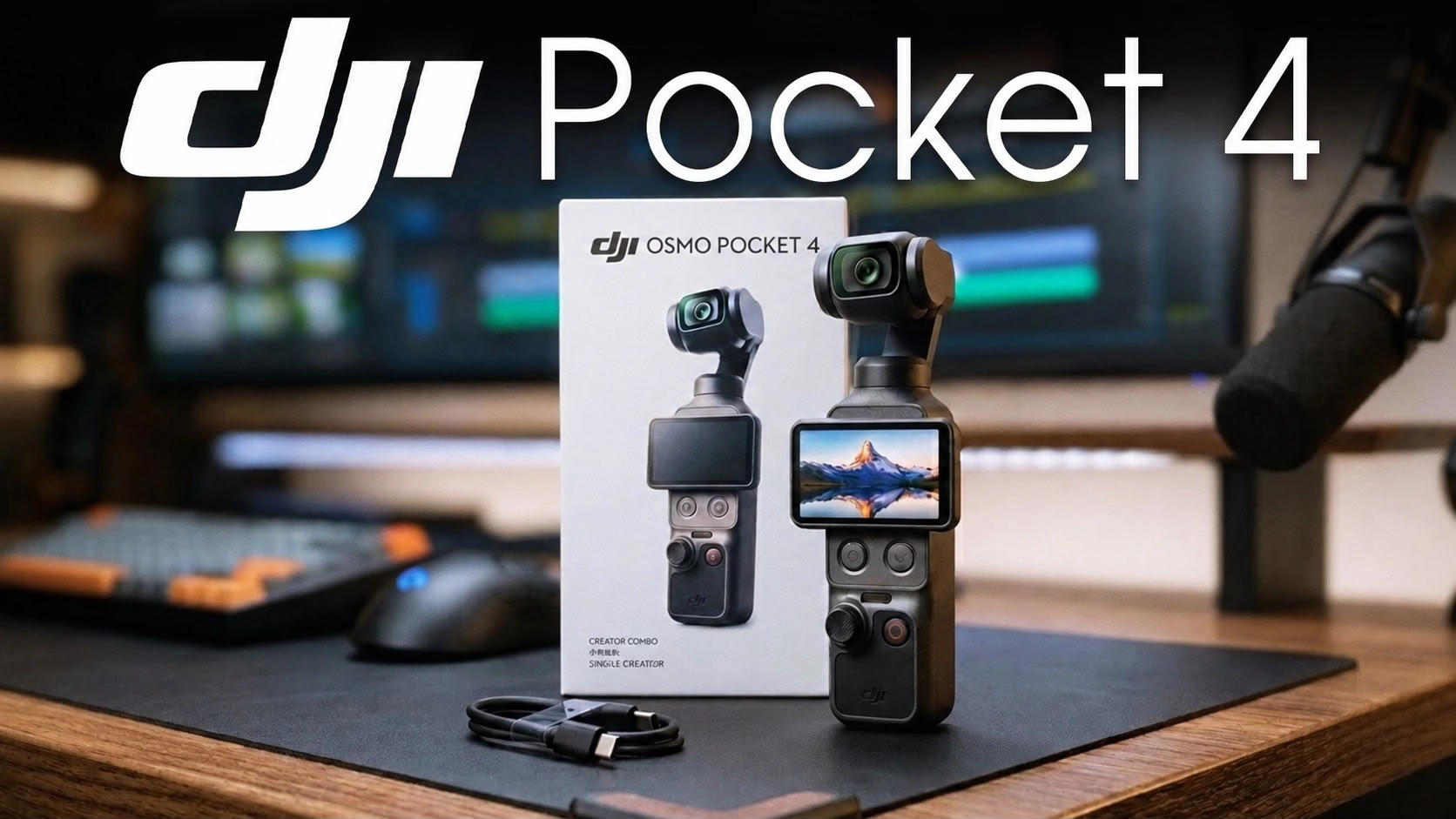 DJI Osmo Pocket 4 Creator Combo Yetkili Satıcı TeknoFabrika.Com